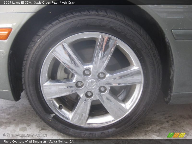 Oasis Green Pearl / Ash Gray 2005 Lexus ES 330