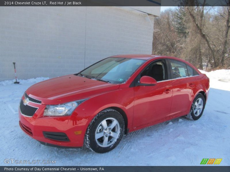 Red Hot / Jet Black 2014 Chevrolet Cruze LT
