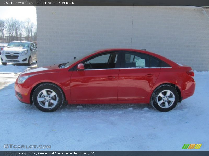 Red Hot / Jet Black 2014 Chevrolet Cruze LT