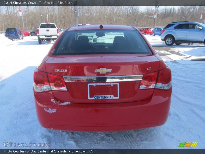 Red Hot / Jet Black 2014 Chevrolet Cruze LT