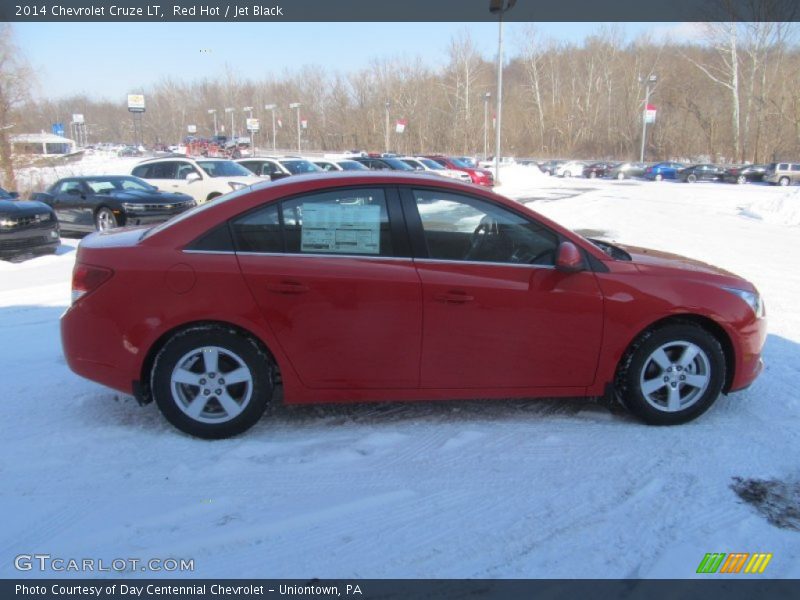 Red Hot / Jet Black 2014 Chevrolet Cruze LT