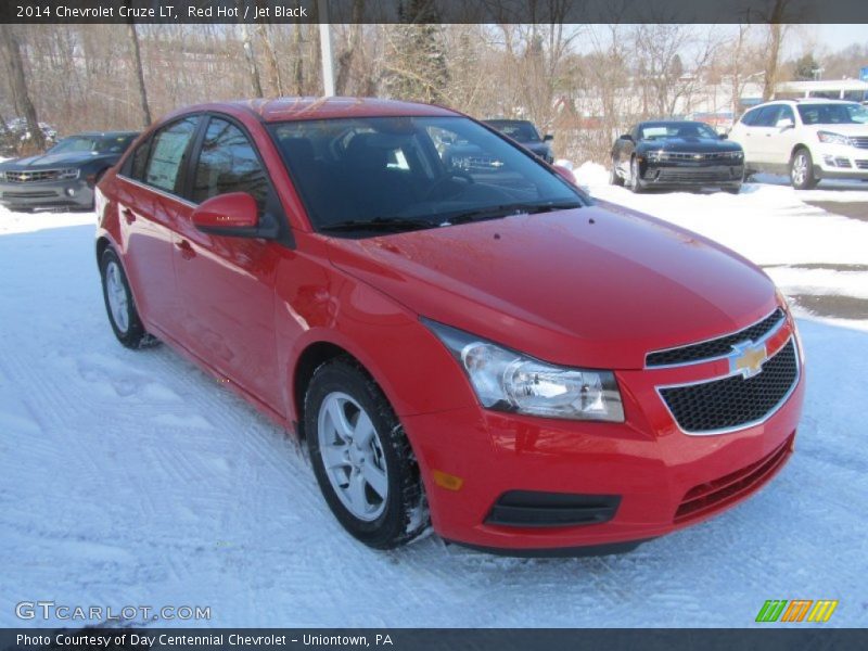 Red Hot / Jet Black 2014 Chevrolet Cruze LT