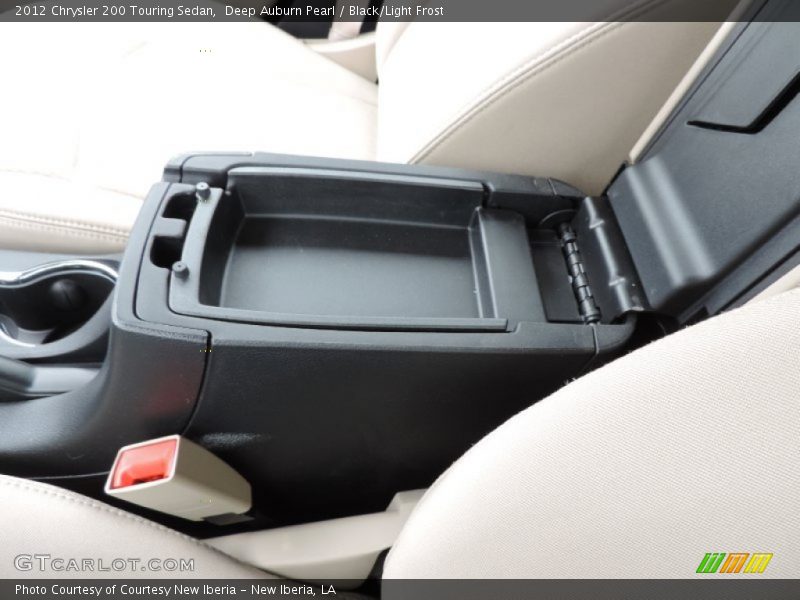 Deep Auburn Pearl / Black/Light Frost 2012 Chrysler 200 Touring Sedan