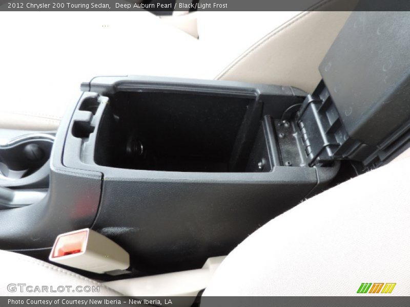 Deep Auburn Pearl / Black/Light Frost 2012 Chrysler 200 Touring Sedan