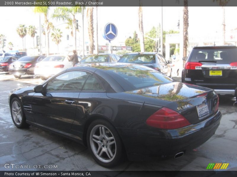 Black / Charcoal 2003 Mercedes-Benz SL 500 Roadster