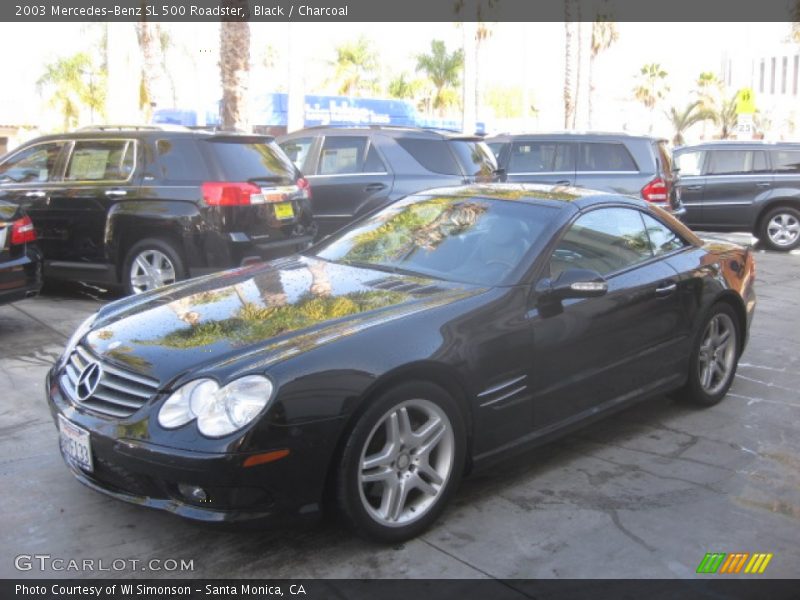 Black / Charcoal 2003 Mercedes-Benz SL 500 Roadster