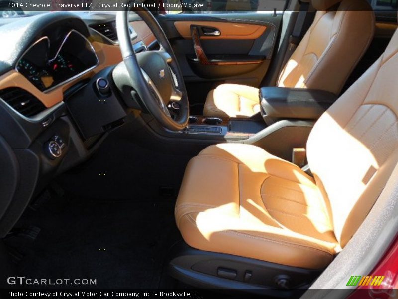 Crystal Red Tintcoat / Ebony/Mojave 2014 Chevrolet Traverse LTZ