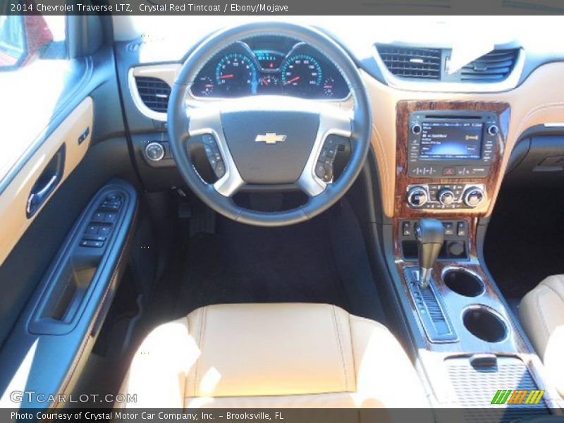 Crystal Red Tintcoat / Ebony/Mojave 2014 Chevrolet Traverse LTZ