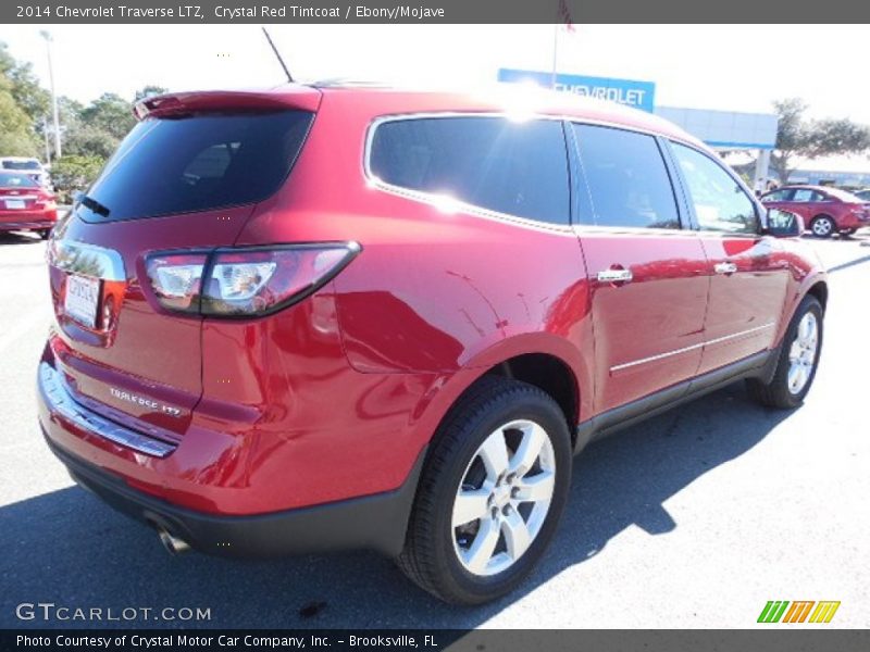 Crystal Red Tintcoat / Ebony/Mojave 2014 Chevrolet Traverse LTZ