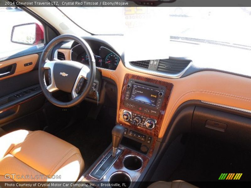 Crystal Red Tintcoat / Ebony/Mojave 2014 Chevrolet Traverse LTZ