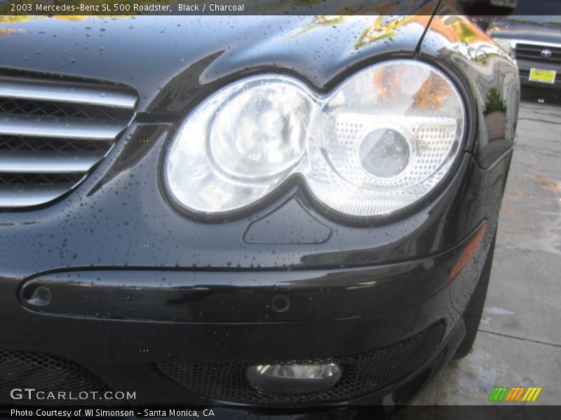 Black / Charcoal 2003 Mercedes-Benz SL 500 Roadster