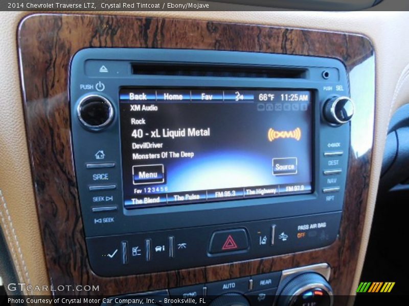 Crystal Red Tintcoat / Ebony/Mojave 2014 Chevrolet Traverse LTZ