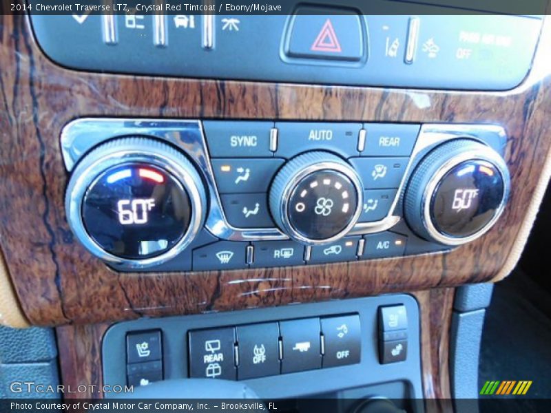 Crystal Red Tintcoat / Ebony/Mojave 2014 Chevrolet Traverse LTZ