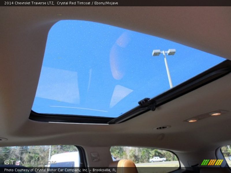 Crystal Red Tintcoat / Ebony/Mojave 2014 Chevrolet Traverse LTZ