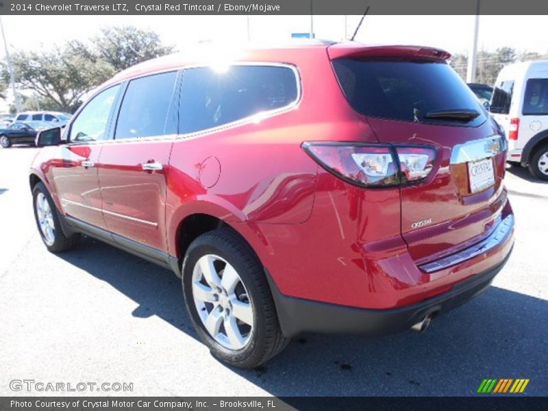 Crystal Red Tintcoat / Ebony/Mojave 2014 Chevrolet Traverse LTZ