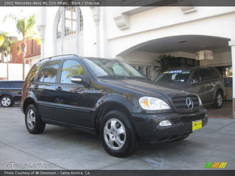 Black / Charcoal 2002 Mercedes-Benz ML 320 4Matic
