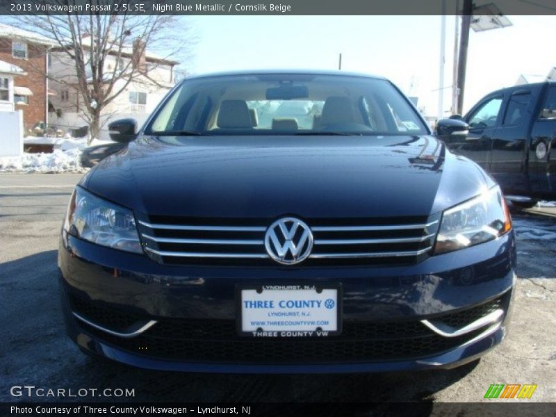 Night Blue Metallic / Cornsilk Beige 2013 Volkswagen Passat 2.5L SE