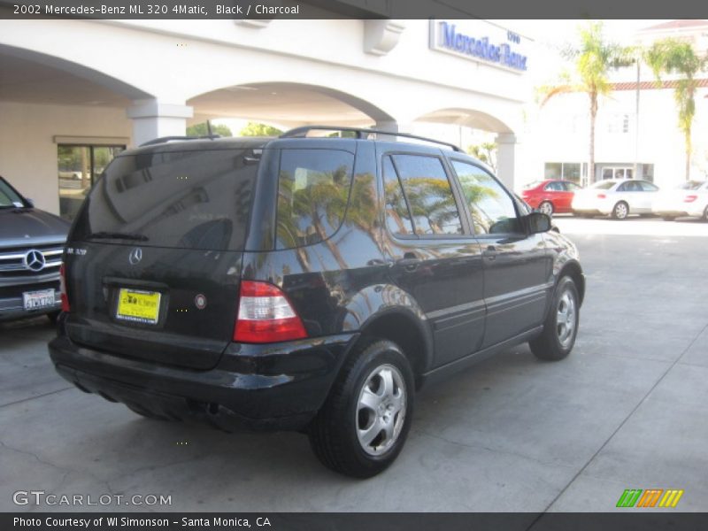 Black / Charcoal 2002 Mercedes-Benz ML 320 4Matic
