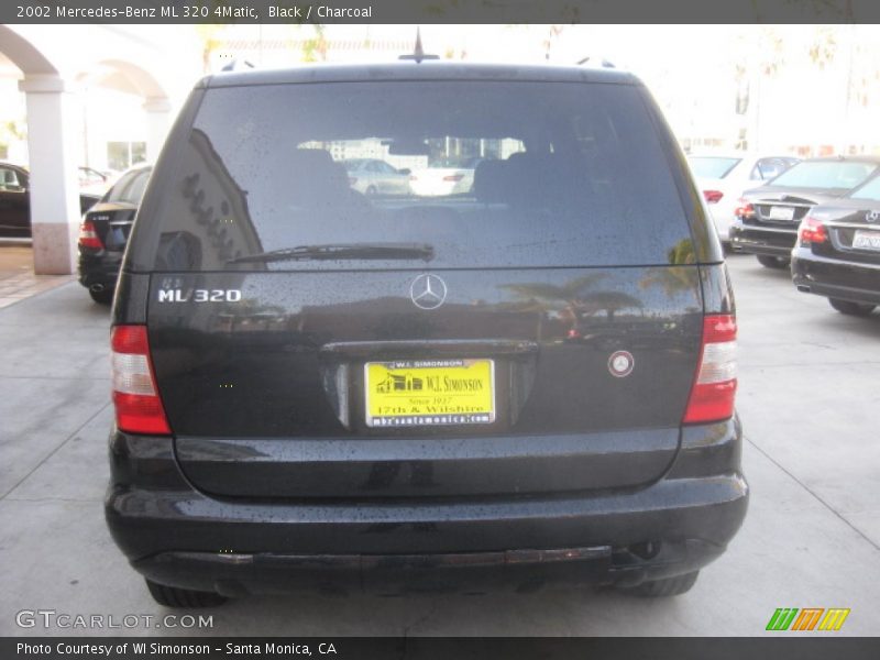 Black / Charcoal 2002 Mercedes-Benz ML 320 4Matic