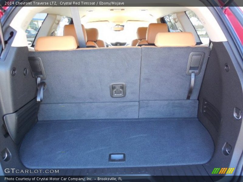 Crystal Red Tintcoat / Ebony/Mojave 2014 Chevrolet Traverse LTZ