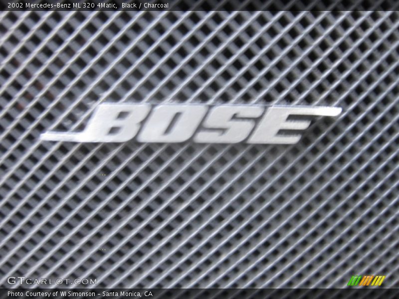 Black / Charcoal 2002 Mercedes-Benz ML 320 4Matic