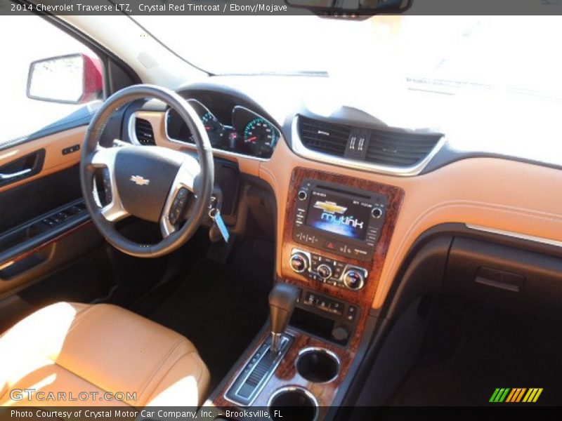 Crystal Red Tintcoat / Ebony/Mojave 2014 Chevrolet Traverse LTZ