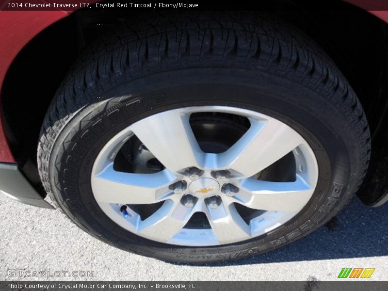 Crystal Red Tintcoat / Ebony/Mojave 2014 Chevrolet Traverse LTZ