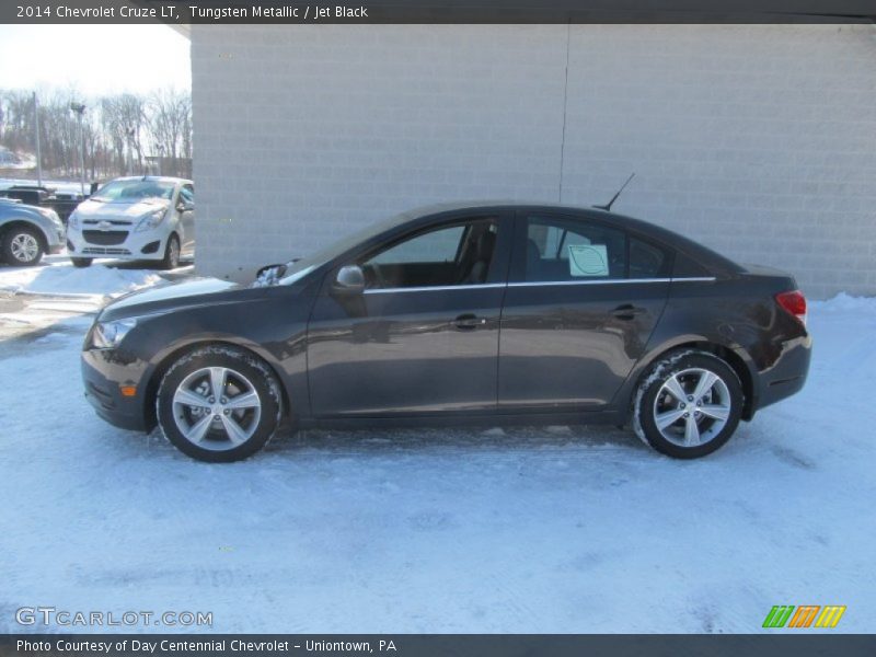 Tungsten Metallic / Jet Black 2014 Chevrolet Cruze LT