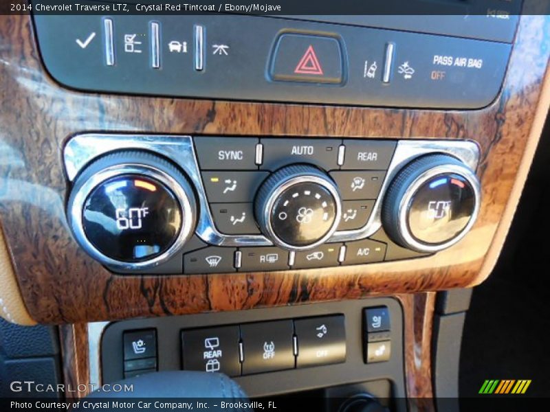 Crystal Red Tintcoat / Ebony/Mojave 2014 Chevrolet Traverse LTZ
