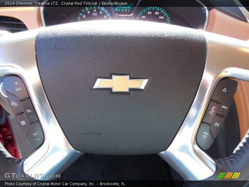 Crystal Red Tintcoat / Ebony/Mojave 2014 Chevrolet Traverse LTZ