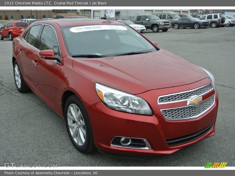Crystal Red Tintcoat / Jet Black 2013 Chevrolet Malibu LTZ