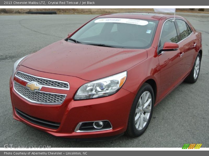 Crystal Red Tintcoat / Jet Black 2013 Chevrolet Malibu LTZ