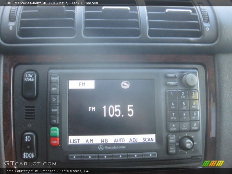 Black / Charcoal 2002 Mercedes-Benz ML 320 4Matic