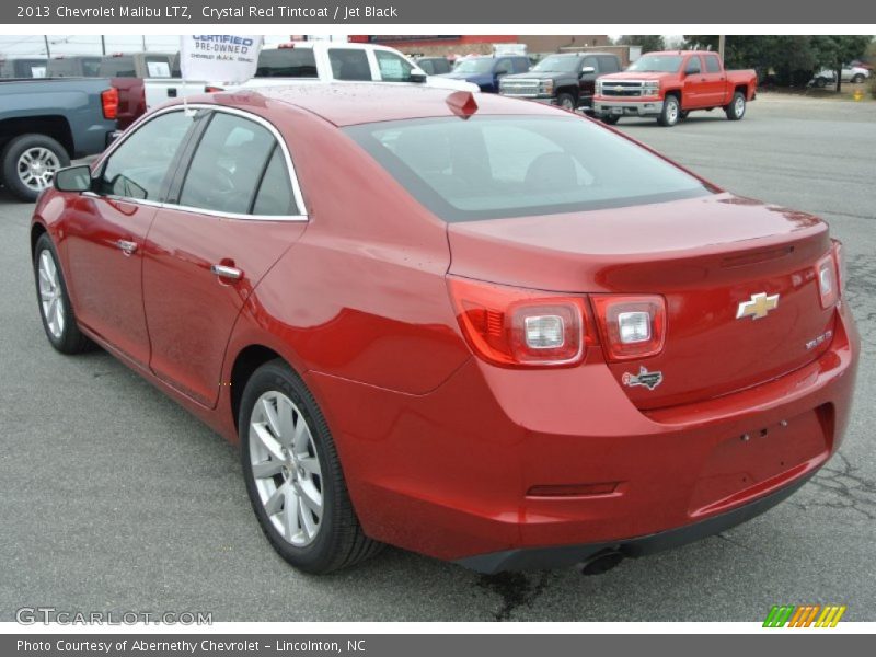 Crystal Red Tintcoat / Jet Black 2013 Chevrolet Malibu LTZ