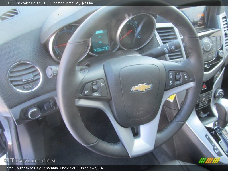 Tungsten Metallic / Jet Black 2014 Chevrolet Cruze LT