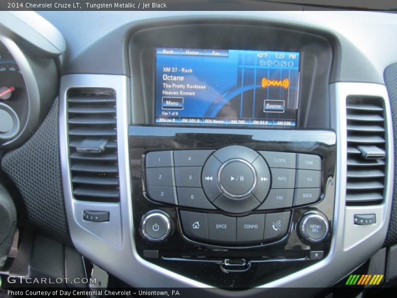 Tungsten Metallic / Jet Black 2014 Chevrolet Cruze LT