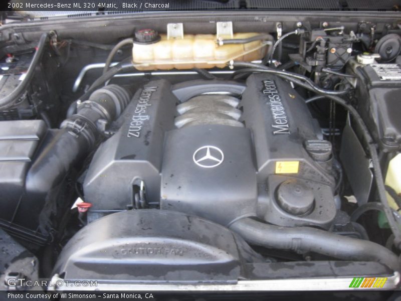 Black / Charcoal 2002 Mercedes-Benz ML 320 4Matic