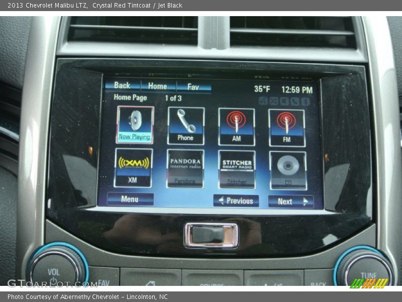 Crystal Red Tintcoat / Jet Black 2013 Chevrolet Malibu LTZ