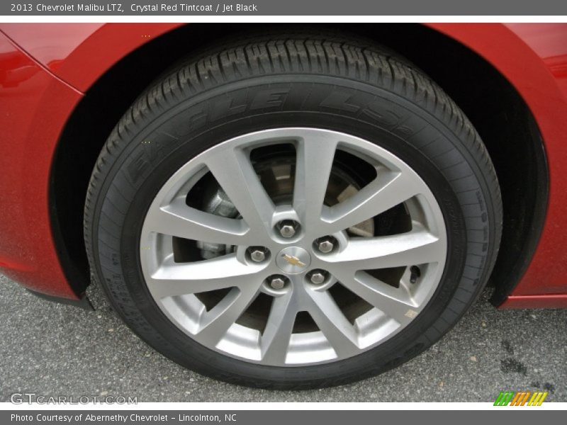 Crystal Red Tintcoat / Jet Black 2013 Chevrolet Malibu LTZ