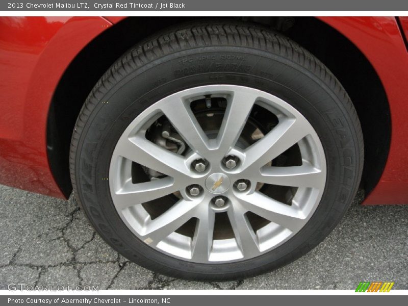 Crystal Red Tintcoat / Jet Black 2013 Chevrolet Malibu LTZ