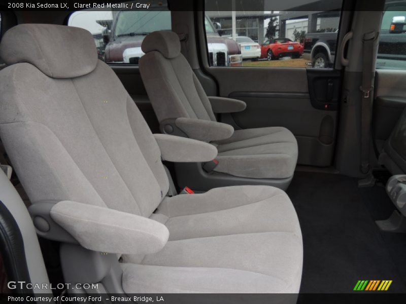 Claret Red Metallic / Gray 2008 Kia Sedona LX
