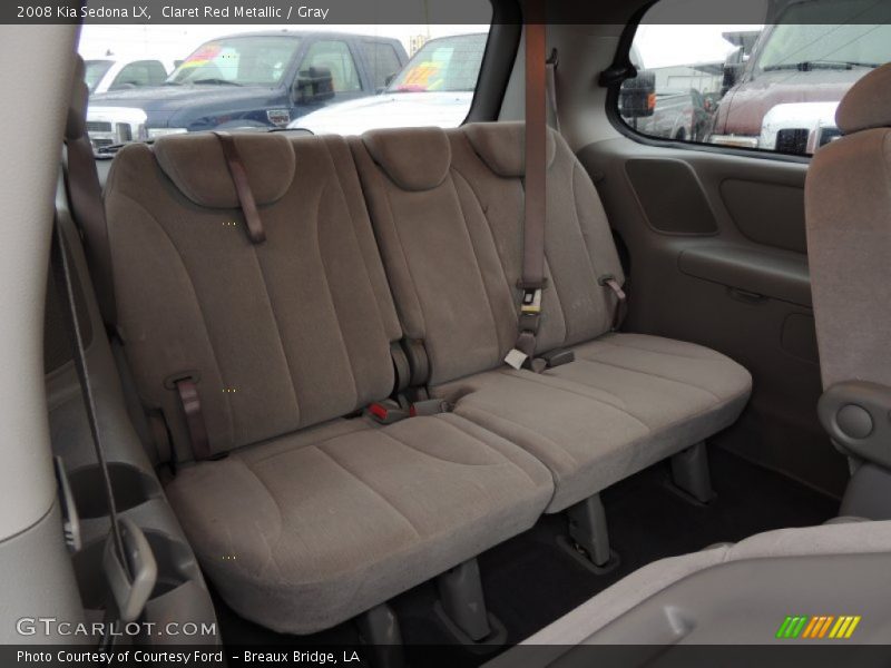 Claret Red Metallic / Gray 2008 Kia Sedona LX