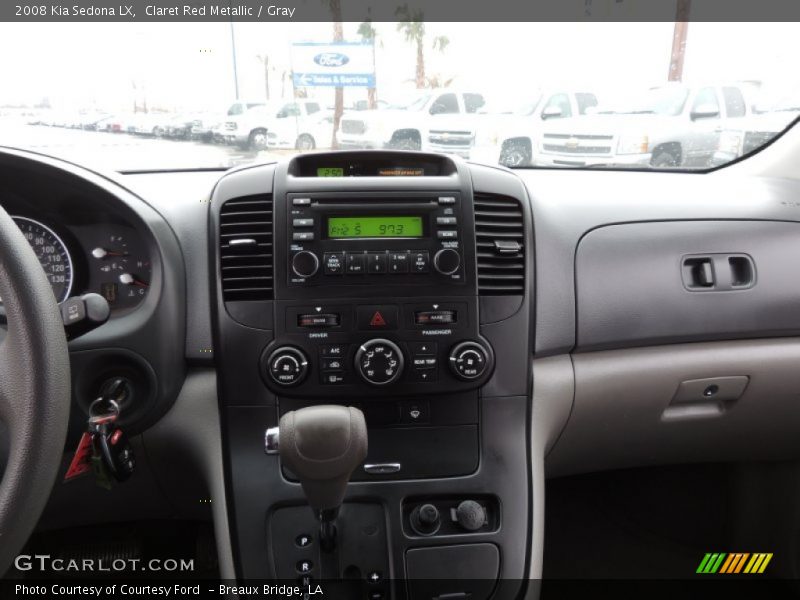 Claret Red Metallic / Gray 2008 Kia Sedona LX