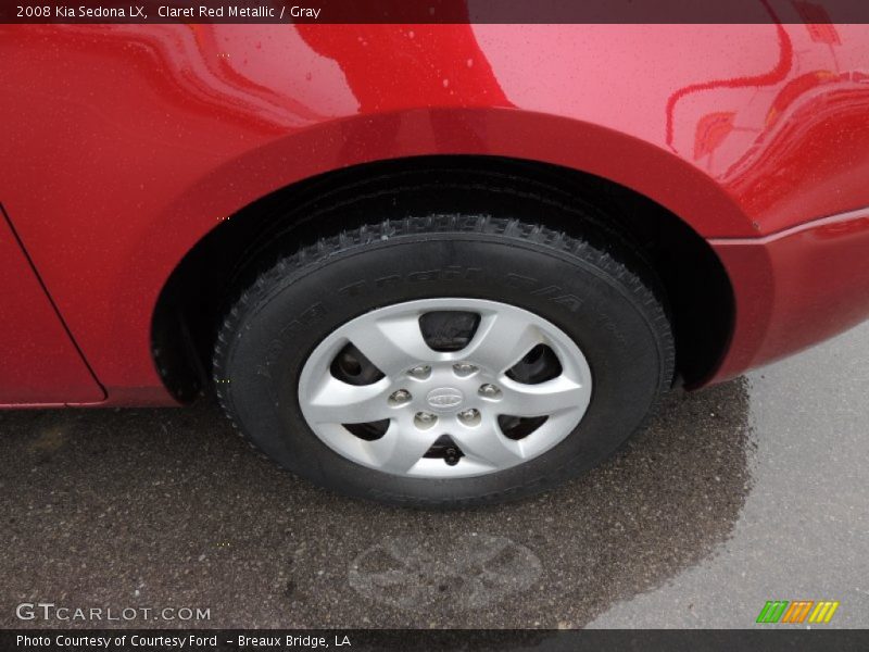 Claret Red Metallic / Gray 2008 Kia Sedona LX