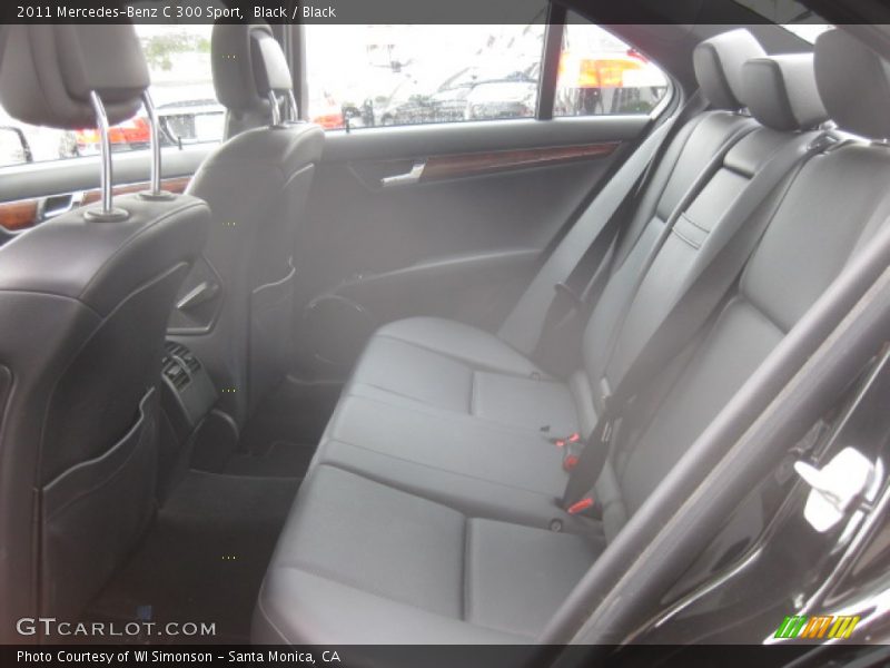 Black / Black 2011 Mercedes-Benz C 300 Sport