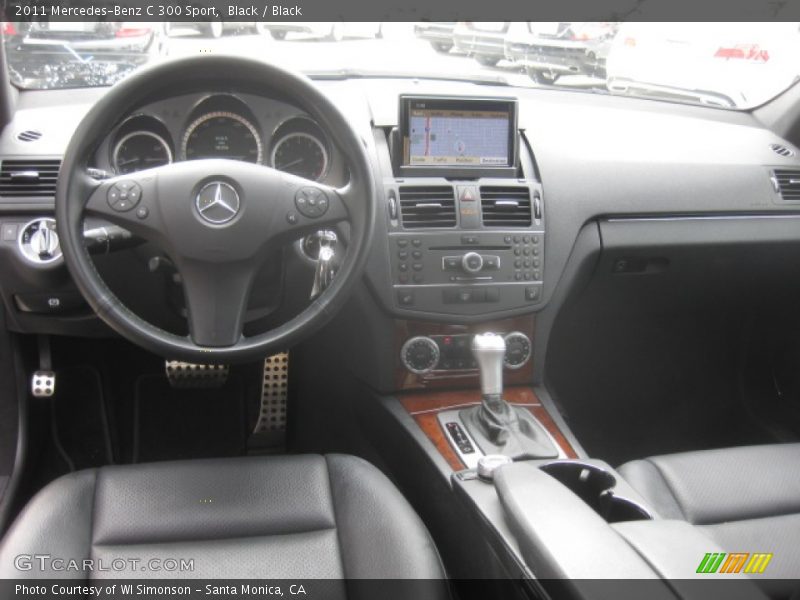 Black / Black 2011 Mercedes-Benz C 300 Sport