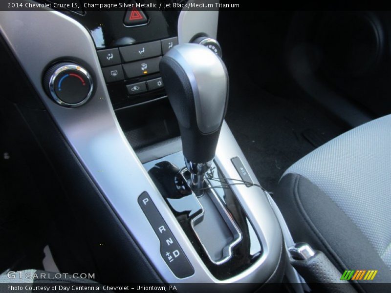 Champagne Silver Metallic / Jet Black/Medium Titanium 2014 Chevrolet Cruze LS