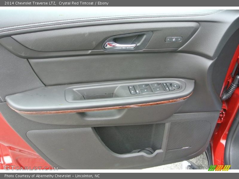 Crystal Red Tintcoat / Ebony 2014 Chevrolet Traverse LTZ