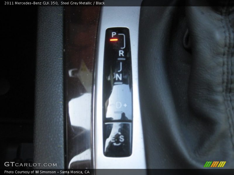 Steel Grey Metallic / Black 2011 Mercedes-Benz GLK 350