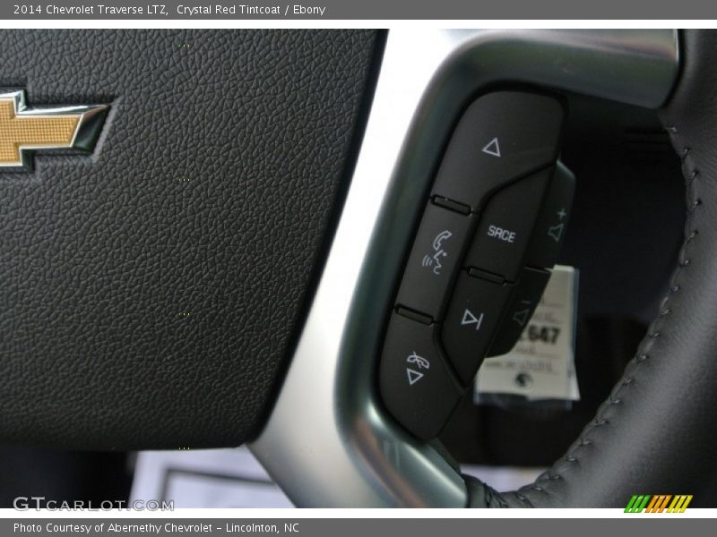 Crystal Red Tintcoat / Ebony 2014 Chevrolet Traverse LTZ